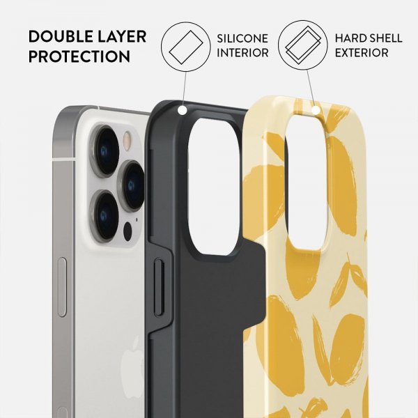 Burga iPhone 14 Pro Cover Tough MagSafe Lemon Tart