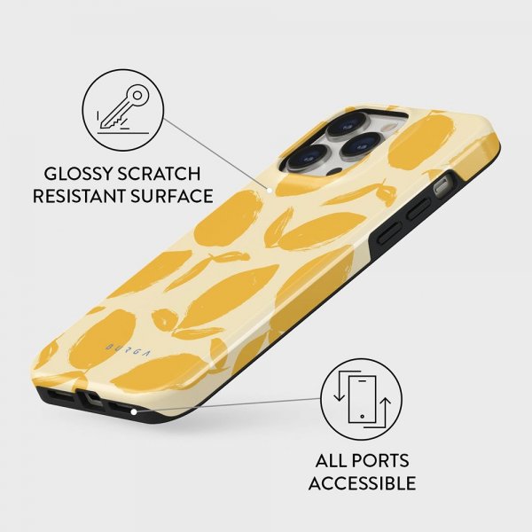 Burga iPhone 14 Pro Cover Tough MagSafe Lemon Tart