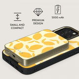 Burga Powerbank MagSafe 5000 mAh Lemon Tart Guld