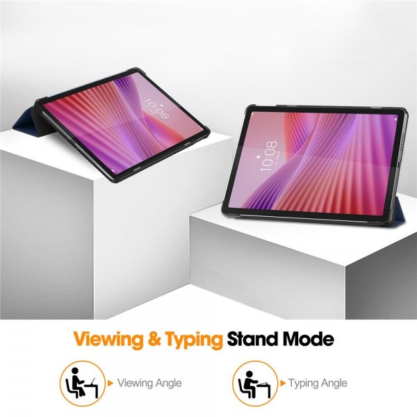 Lenovo Tab 10.1 TB311FU Etui Trefoldigt Blå
