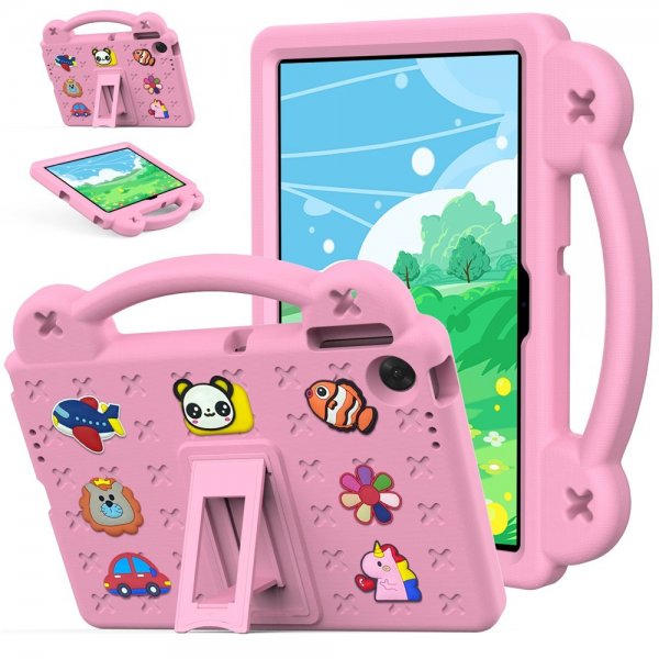 Lenovo Tab 10.1 TB311FU cover til børn med stickers, lyserød