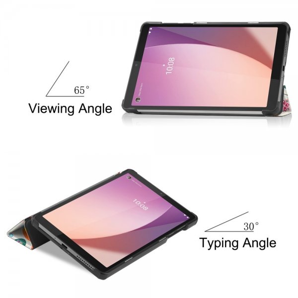 Lenovo Tab M8 (4. generation) TB300 Cover Motiv Farverige Sommerfugle