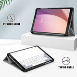 Lenovo Tab M8 (4. gen) TB300 Cover Trifold Grå