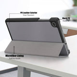 Lenovo Tab M8 (4. gen) TB300 Cover Trifold Grå