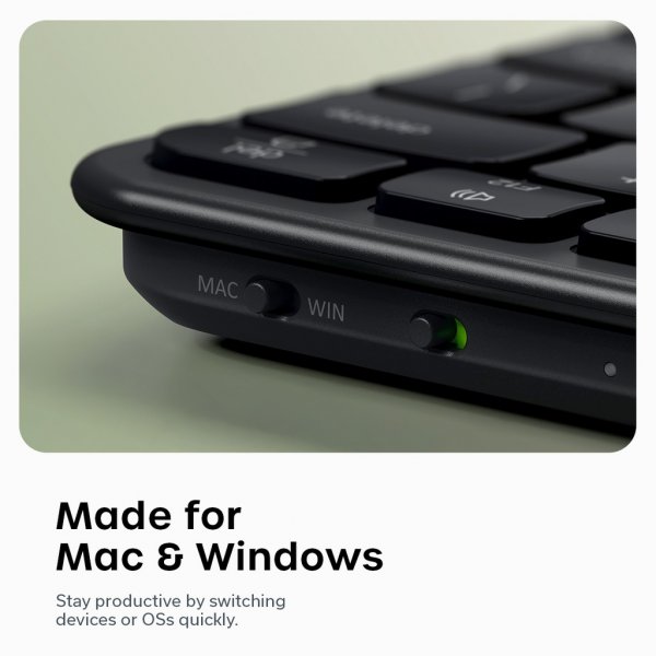 Satechi EX1 Slim Trådløst Tastatur Space Black