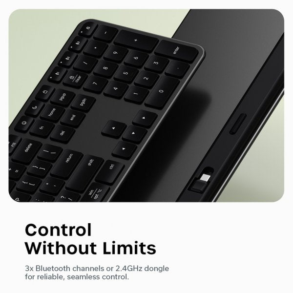 Satechi EX3 Slim trådløst tastatur Space Black