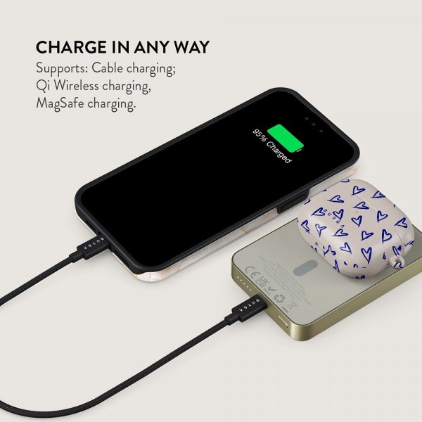 Burga Powerbank MagSafe 5000 mAh Love Me Right Guld