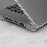 Moshi MacBook Pro 16 M1/M2 (A2485 A2780) Skal iGlaze Hardshell Case Stealth Clear