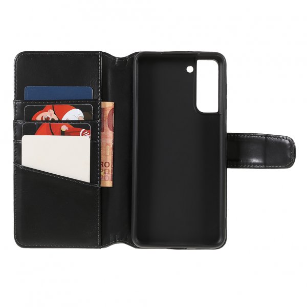 Nordic Covers Samsung Galaxy S21 Cover Essential Leather Raven Black