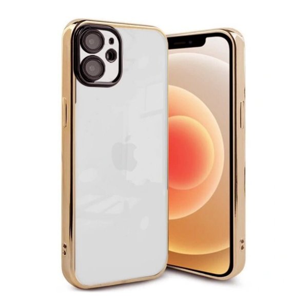 iPhone 11 Cover Glitter Transparent Stødsikkert Guld