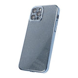 iPhone 12 Pro Cover Glitter Transparent Stødsikkert Blå