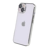 iPhone 15 Cover Glitter Transparent Stødsikkert Sølv