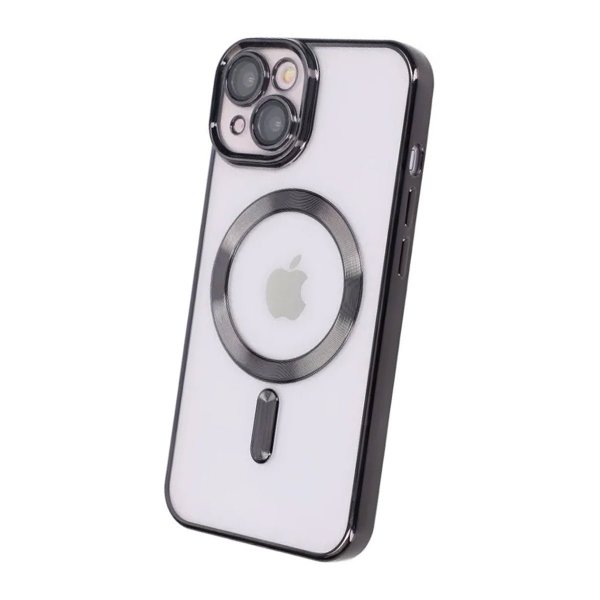 iPhone 13 Cover Glitter Transparent MagSafe Sort
