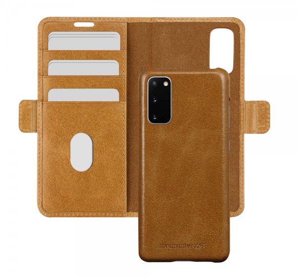 dbramante1928 Samsung Galaxy S20 Cover Lynge Aftageligt Cover Tan