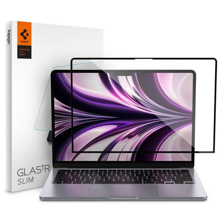 Spigen MacBook Air 13 M2 (A2681)/M3 (A3113) Skærmbeskyttelse GLAS.tR Slim