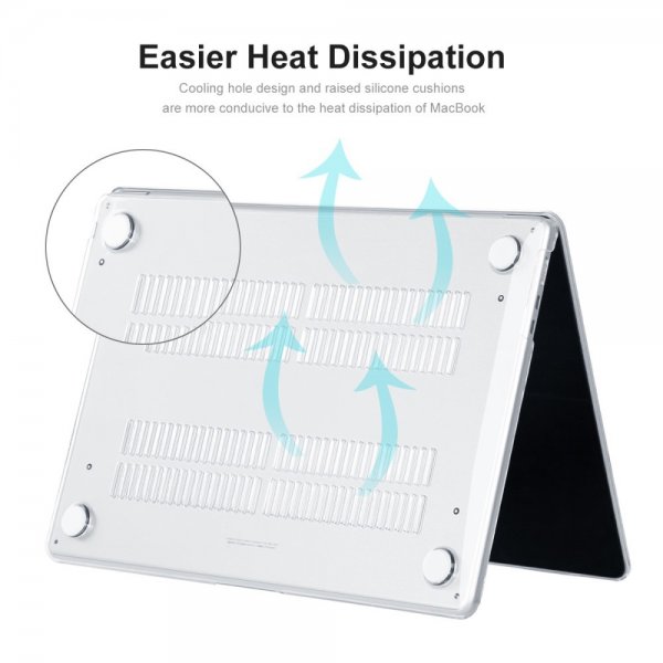 Enkay MacBook Air 15 M2 (A2941)/M3 (A3114) Hardplast Cover Grå