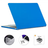 Enkay MacBook Air 15 M2 (A2941) Etui med Tastaturcover Mørkeblå