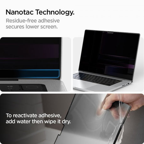 Spigen MacBook Pro 16 M1/M2/M3/M4 Skærmbeskyttelse Safe View
