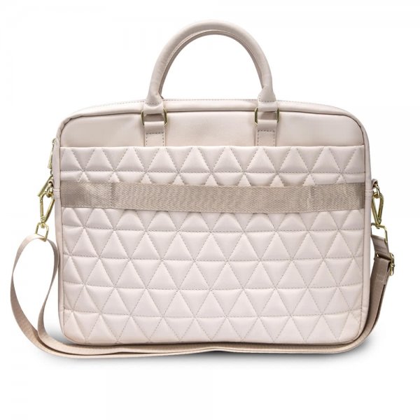 Guess MacBook Taske 15 tommer Quilted Rosa
