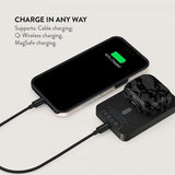 Burga Powerbank MagSafe 5000 mAh Magnetisk Metalgrå