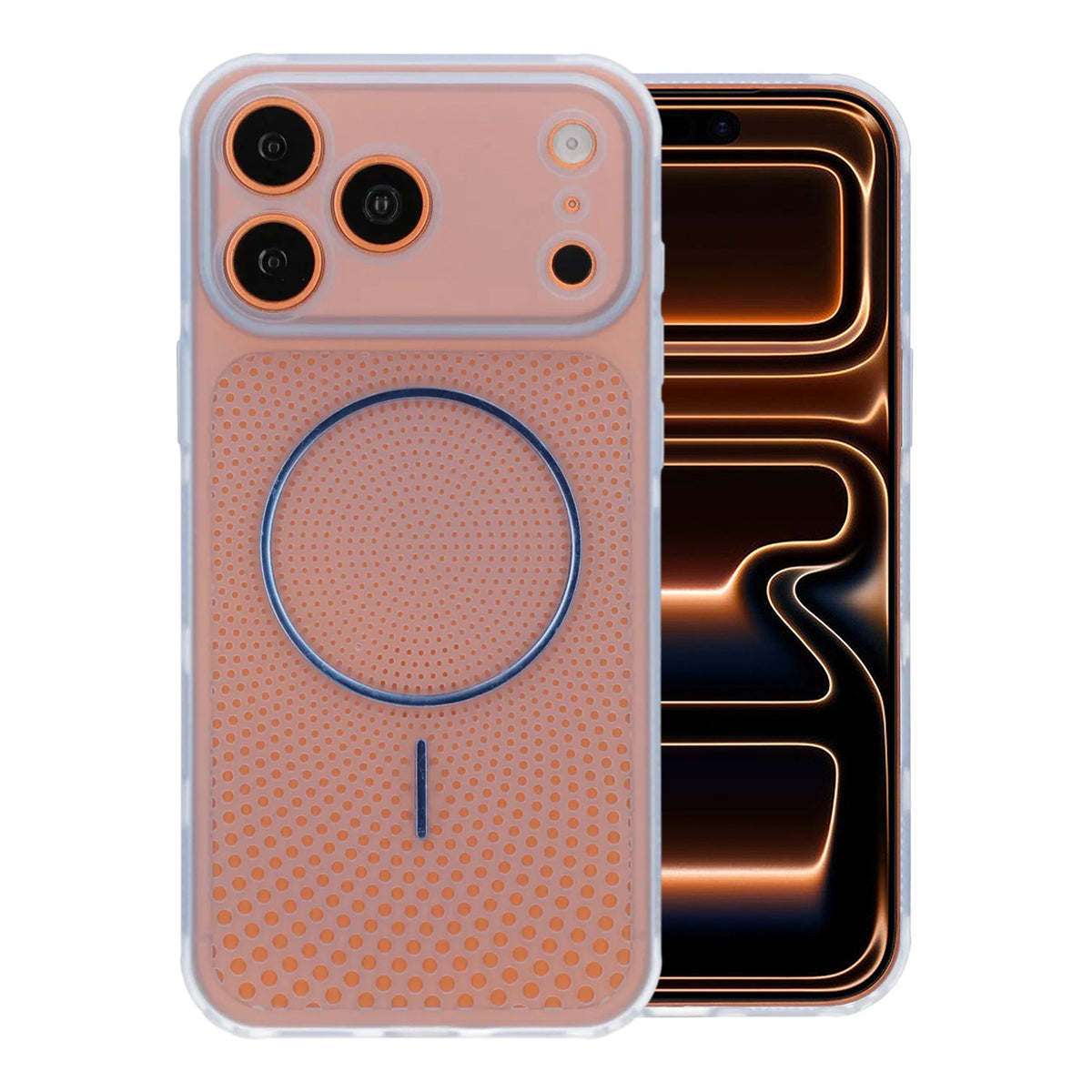 iPhone 17 Pro/iPhone 18 Pro Cover Ventileret MagSafe Blå