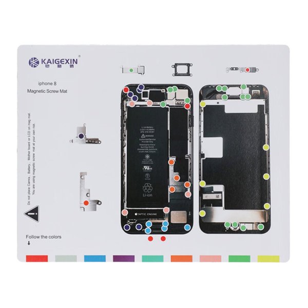 Magnetisk skruvmåtte til iPhone 8