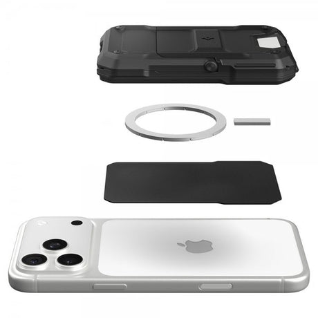 Spigen MagSafe Kortholder Tough Armor Pro MagFit Sort