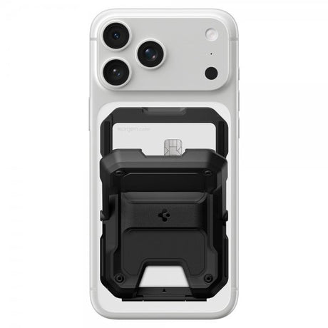 Spigen MagSafe Kortholder Tough Armor Pro MagFit Sort