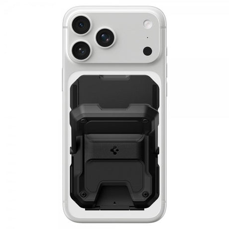 Spigen MagSafe Kortholder Tough Armor Pro MagFit Sort