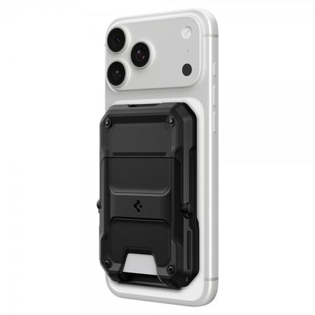 Spigen MagSafe Kortholder Tough Armor Pro MagFit Sort