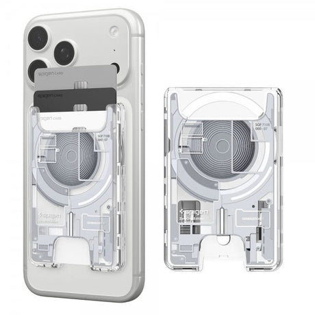 Spigen MagSafe Kortholder Ultra Hybrid Zero One MagFit Hvid