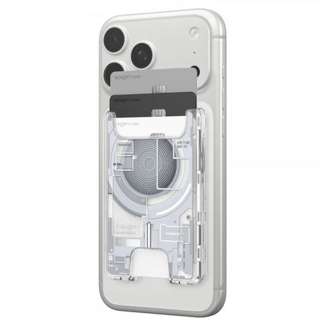 Spigen MagSafe Kortholder Ultra Hybrid Zero One MagFit Hvid