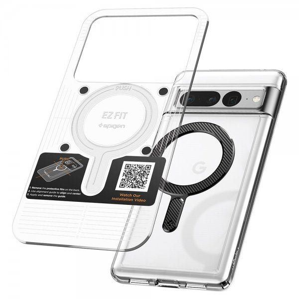 Spigen MagSafe magnetisk ringplade i kulfiber