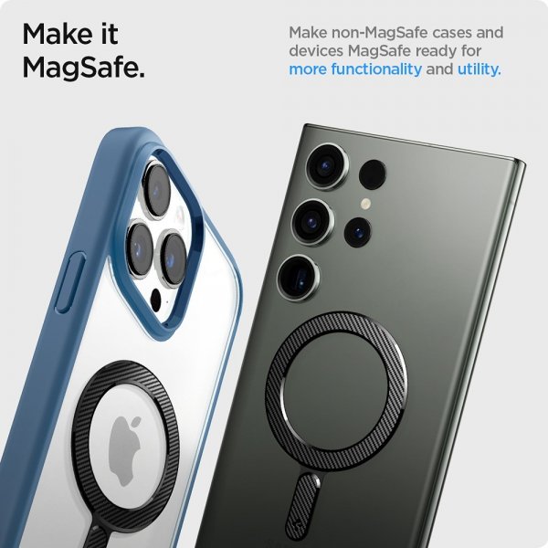 Spigen MagSafe magnetisk ringplade i kulfiber