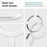 Spigen MagSafe Magnet Ring Plade Hvid