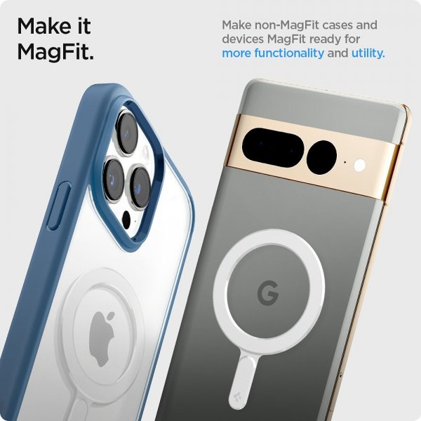 Spigen MagSafe Magnet Ring Plade Hvid