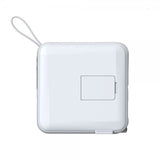 Mobile Origin MagSafe-powerbank/rejselader Indbyggede kabler/Apple Watch-opladning Hvid