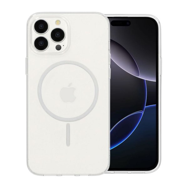 iPhone 16 Pro Cover TPU MagSafe Transparent