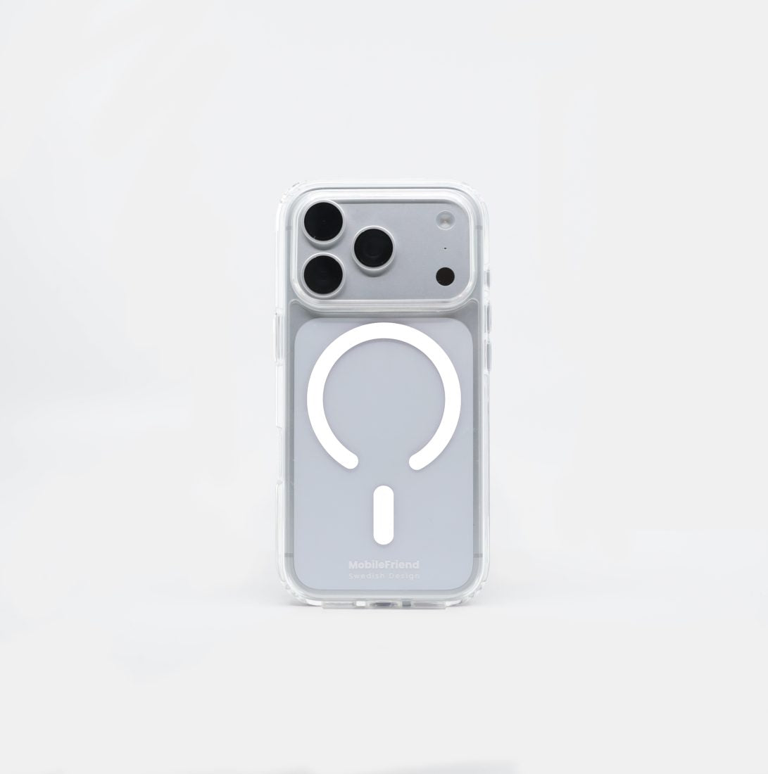 MobileFriend iPhone 17 Pro/iPhone 18 Pro Cover MagSafe Hvid