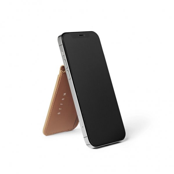 Mujjo Kortlomme MagSafe Wallet Stand Tan