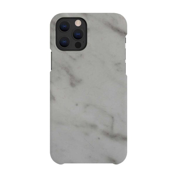 agood company iPhone 12 Pro Max Cover Plantebaseret White Marble