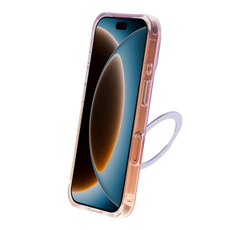iPhone 17 Pro Max/iPhone 18 Pro Max Cover Marmoreret MagSafe-stativ Lilla