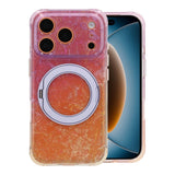 iPhone 17 Pro Max/iPhone 18 Pro Max Cover Marmoreret MagSafe-stativ Lilla