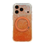 iPhone 17 Pro Max/iPhone 18 Pro Max Cover Marmoreret MagSafe-stativ Orange