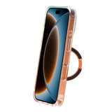 iPhone 17 Pro Max/iPhone 18 Pro Max Cover Marmoreret MagSafe-stativ Orange