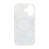 iPhone 17 Cover med blomstermønster og mat finish samt MagSafe Blå