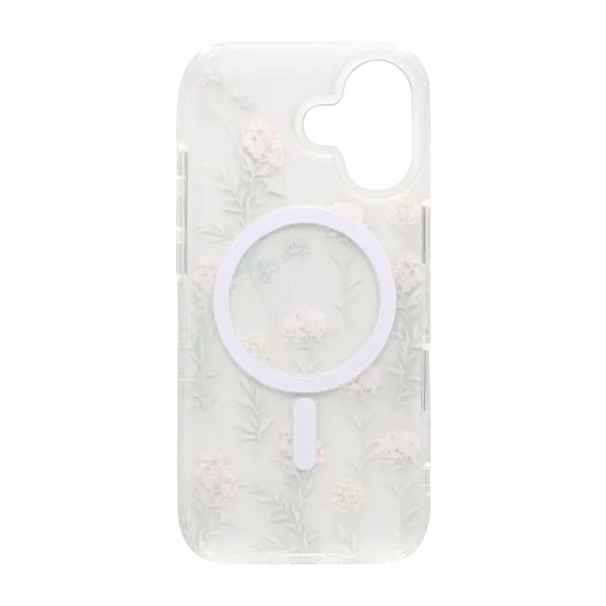 iPhone 17 Cover med blomstermønster og mat finish samt MagSafe Grøn