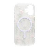 iPhone 17 Cover med blomstermønster og mat finish samt MagSafe Grøn