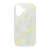 iPhone 17 Cover med blomstermønster og mat finish samt MagSafe Gul