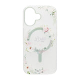 iPhone 17 Cover med blomstermønster og mat finish samt MagSafe Love Story